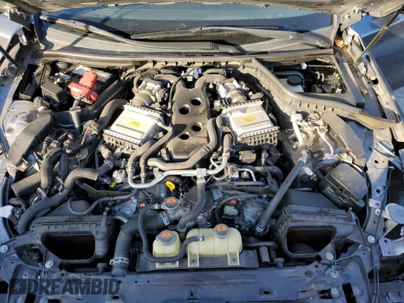 2017 Infiniti Q50 Red Sport 400 with VIN JN1FV7AP5HM851332, listed as a Copart auction lot 84598074 with Not Provided miles and Salvage Title. Bid and sale history available at DreamBid. Image 11.