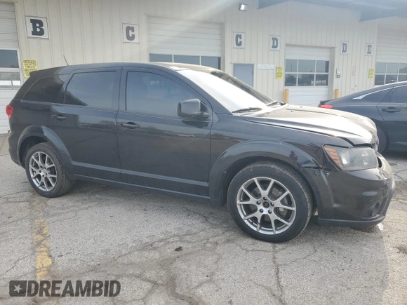 2017 Dodge Journey GT with VIN 3C4PDCEG4HT636722, listed as a Copart auction lot 48966635 with 86,249 mi miles and Salvage Title. Bid and sale history available at carsss.com. Image 4.