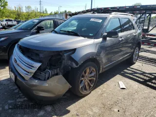 2014 Ford Explorer XLT with VIN 1FM5K7D83EGC00888, listed as a Copart auction lot 51969004 with 0 mi miles and Salvage Title. Bid and sale history available at carsss.com. Image 1.