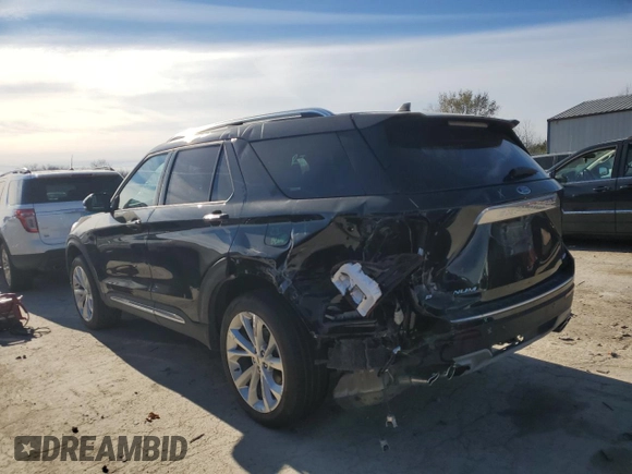 2024 Ford Explorer Platinum with VIN 1FM5K8HC8RGA40565, listed as a Copart auction lot 82205404 with 6,076 mi miles and Salvage Title. Bid and sale history available at carsss.com. Image 2.