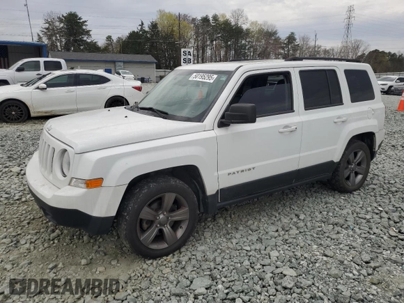 2014 Jeep Patriot Latitude z VIN 1C4NJPFA2ED928050, wystawiony jako Copart lot #50195295 z przebiegiem 130 437 mil mil oraz Szkoda całkowita • Salvage title. Historia ofert i sprzedaży dostępna na DreamBid. Obrazek 1.