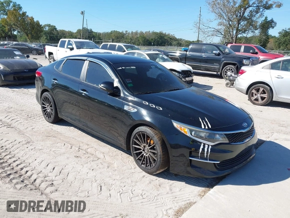 2018 Kia Optima LX with VIN 5XXGT4L3XJG203237, listed as a IAAI auction lot 40631696 with 157,012 mi miles and . Bid and sale history available at DreamBid. Image 1.