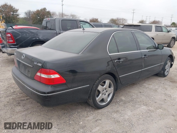 2005 Lexus LS 430 z VIN JTHBN36F155016238, wystawiony jako IAAI lot #41522383 z przebiegiem 180 659 mil mil oraz . Historia ofert i sprzedaży dostępna na DreamBid. Obrazek 4.