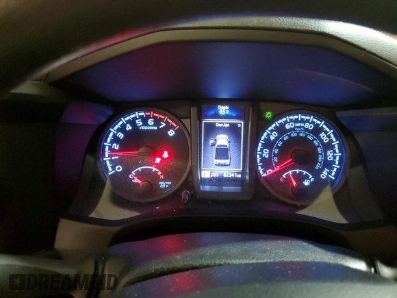 2020 Toyota Tacoma SR with VIN 3TYSX5EN1LT002710, listed as a Copart auction lot 59847435 with 82,341 mi miles and Salvage title. Bid and sale history available at DreamBid. Image 9.