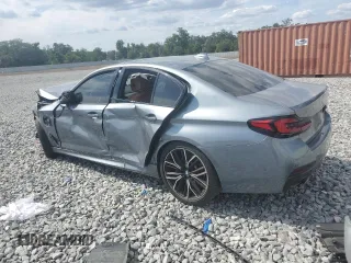 2021 BMW 5 Series 530e with VIN WBA13AG05MCF22098, listed as a Copart auction lot 55460105 with Not Provided miles and Clean Title. Bid and sale history available at carsss.com. Image 2.