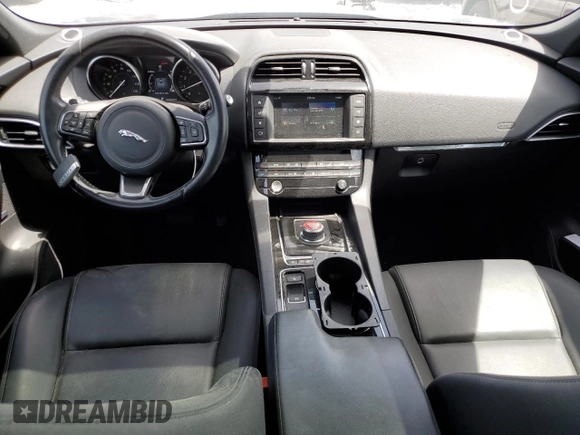 2017 Jaguar F-Pace 35t Premium with VIN SADCJ2BV2HA497819, listed as a Copart auction lot 55404655 with 139,478 mi miles and Clean Title. Bid and sale history available at DreamBid. Image 8.