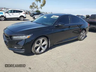 2018 Honda Accord Touring с VIN 1HGCV2F93JA012074, выставлен на аукционе Copart как лот 55087055 с пробегом 110 952 миль миль и Списание • Salvage title. История ставок и продаж доступна на DreamBid. Изображение 1.
