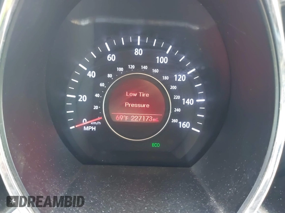 2013 Kia Optima EX with VIN 5XXGN4A74DG174838, listed as a IAAI auction lot 41621839 with 227,173 mi miles. Bid and sale history available at carsss.com. Image 7.