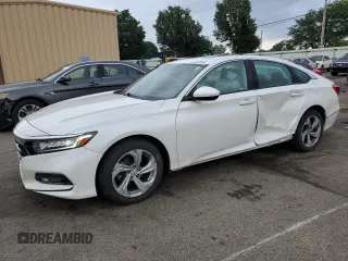 2019 Honda Accord EX z VIN 1HGCV1F48KA001720, wystawiony jako Copart lot #60703565 z przebiegiem 94 203 mil mil oraz Szkoda całkowita • Salvage title. Historia ofert i sprzedaży dostępna na DreamBid. Obrazek 1.