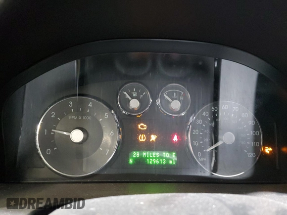 2008 Mercury Milan with VIN 3MEHM07Z48R656532, listed as a Copart auction lot 52419735 with 129,613 mi miles and Salvage title. Bid and sale history available at DreamBid. Image 9.