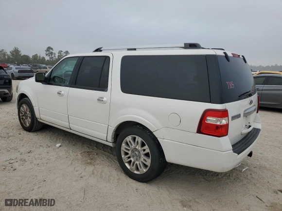 2011 Ford Expedition EL Limited with VIN 1FMJK1K55BEF25845, listed as a Copart auction lot 81760624 with 165,670 mi miles and Clean Title. Bid and sale history available at carsss.com. Image 2.