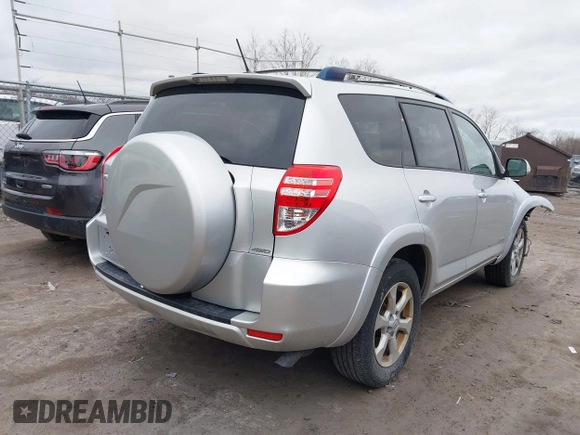 2010 Toyota RAV4 Ltd with VIN JTMDK4DV6AD016836, listed as a IAAI auction lot 41796593 with 125,897 mi miles. Bid and sale history available at carsss.com. Image 4.