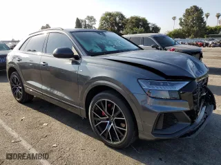 2022 Audi Q8 Premium Plus with VIN WA1EVBF11ND027575, listed as a Copart auction lot 54890503 with 11,579 mi miles. Bid and sale history available at carsss.com. Image 4.