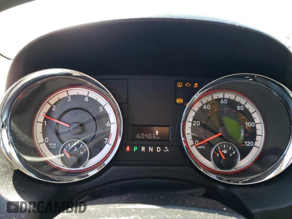 2011 Dodge Grand Caravan SXT with VIN 2D4RN4DG5BR768141, listed as a Copart auction lot 52287555 with 160,403 mi miles and Salvage Title. Bid and sale history available at DreamBid. Image 9.