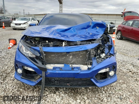 2017 Honda Civic Si with VIN 2HGFC3A5XHH753301, listed as a Copart auction lot 51125385 with 66,238 mi miles and Salvage Title. Bid and sale history available at DreamBid. Image 5.