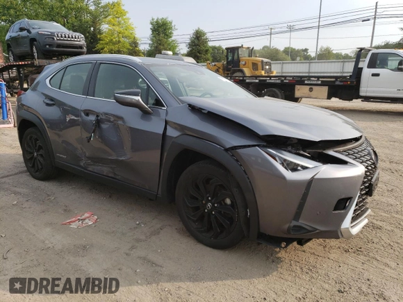 2021 Lexus UX 250h z VIN JTHP9JBH1M2046894, wystawiony jako Copart lot #58231625 z przebiegiem 22 248 mil mil oraz Szkoda całkowita • Salvage title. Historia ofert i sprzedaży dostępna na DreamBid. Obrazek 4.