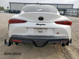 2020 Toyota Supra 3.0 with VIN WZ1DB4C04LW032225, listed as a Copart auction lot 57639875 with Not provided miles and Salvage title. Bid and sale history available at DreamBid. Image 6.