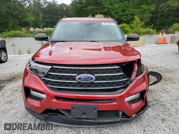 2020 Ford Explorer XLT z VIN 1FMSK8DH1LGC40151, wystawiony jako Copart lot #54750995 z przebiegiem 56 415 mil mil oraz Szkoda całkowita • Salvage title. Historia ofert i sprzedaży dostępna na DreamBid. Obrazek 5.
