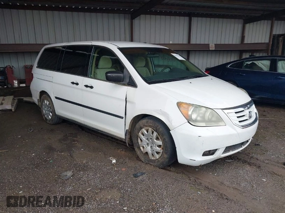 2008 Honda Odyssey LX with VIN 5FNRL38258B096923, listed as a IAAI auction lot 41943478 with 161,805 mi miles. Bid and sale history available at carsss.com. Image 1.
