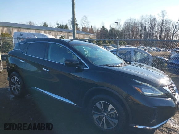 2020 Nissan Murano SV with VIN 5N1AZ2BJ3LN145855, listed as a IAAI auction lot 41396278 with 65,987 mi miles and . Bid and sale history available at DreamBid. Image 1.