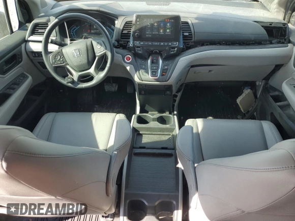 2024 Honda Odyssey EX-L с VIN 5FNRL6H68RB016827, выставлен на аукционе Copart как лот 48412675 с пробегом 24 369 миль миль и Списание • Salvage title. История ставок и продаж доступна на DreamBid. Изображение 8.