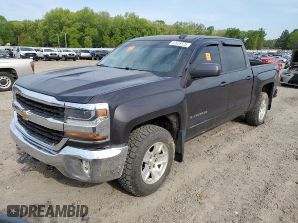 2016 Chevrolet Silverado 1500 LT with VIN 3GCUKREC5GG164823, listed as a Copart auction lot 52928575 with 221,836 mi miles and Clean Title. Bid and sale history available at DreamBid. Image 1.