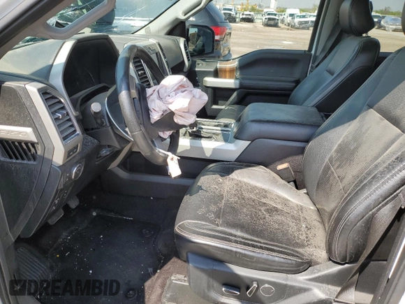 2016 Ford F-150 XLT with VIN 1FTEW1EP8GKF48214, listed as a Copart auction lot 53182175 with Not provided miles and Salvage title. Bid and sale history available at DreamBid. Image 7.