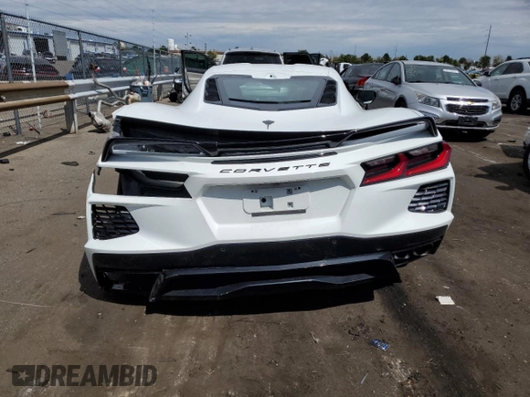 2023 Chevrolet Corvette 2LT with VIN 1G1YB2D40P5101955, listed as a Copart auction lot 68144174 with Not provided miles and Salvage title. Bid and sale history available at DreamBid. Image 6.