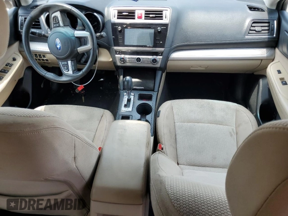 2015 Subaru Outback Premium with VIN 4S4BSAFC5F3306222, listed as a Copart auction lot 60861585 with 217,599 mi miles and Salvage title. Bid and sale history available at DreamBid. Image 8.