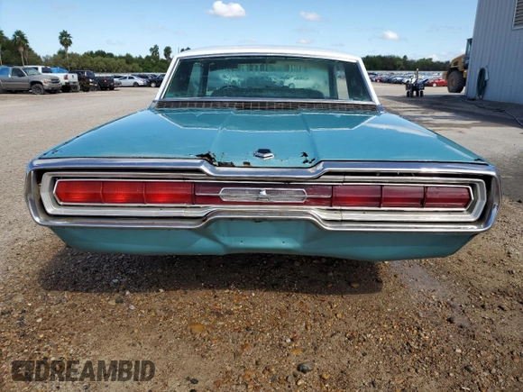 1966 Ford Thunderbird with VIN 6Y81Z100587, listed as a Copart auction lot 76387194 with 506 mi miles and Clean Title. Bid and sale history available at DreamBid. Image 6.
