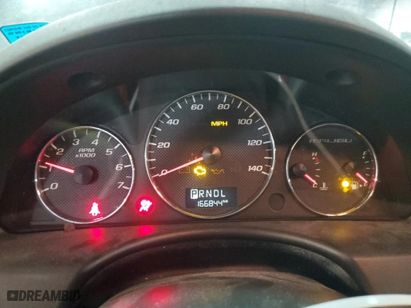 2007 Chevrolet Malibu LT w/1LT with VIN 1G1ZT58F57F306535, listed as a Copart auction lot 44981745 with 166,844 mi miles and Salvage Title. Bid and sale history available at carsss.com. Image 9.