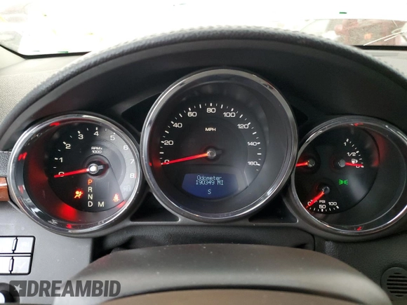 2012 Cadillac CTS with VIN 1G6DM5E33C0133056, listed as a Copart auction lot 41462265 with 190,349 mi miles and Salvage Title. Bid and sale history available at DreamBid. Image 9.