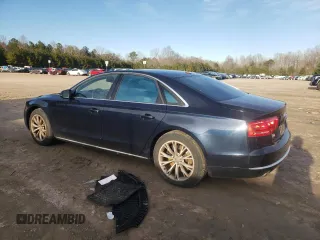 2012 Audi A8 с VIN WAUAVAFD3CN008149, выставлен на аукционе Copart как лот 44489925 с пробегом 125 086 миль миль и Списание • Salvage title. История ставок и продаж доступна на DreamBid. Изображение 2.