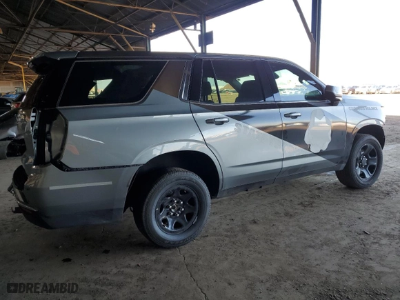 2023 Chevrolet Tahoe Commercial with VIN 1GNSCLED6PR134120, listed as a Copart auction lot 48816675 with 9,464 mi miles and Salvage Title. Bid and sale history available at carsss.com. Image 3.