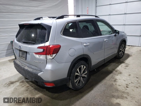2020 Subaru Forester Limited with VIN JF2SKASC5LH422370, listed as a Copart auction lot 47365625 with 55,780 mi miles and Salvage title. Bid and sale history available at DreamBid. Image 3.