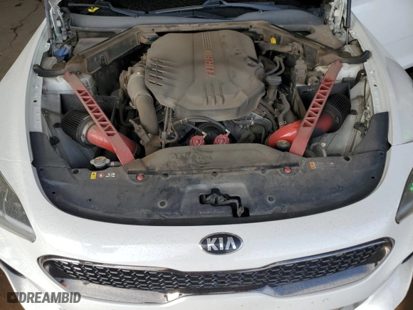 2019 Kia Stinger GT with VIN KNAE35LCXK6043127, listed as a Copart auction lot 45536535 with 147,952 mi miles and Salvage Title. Bid and sale history available at carsss.com. Image 11.