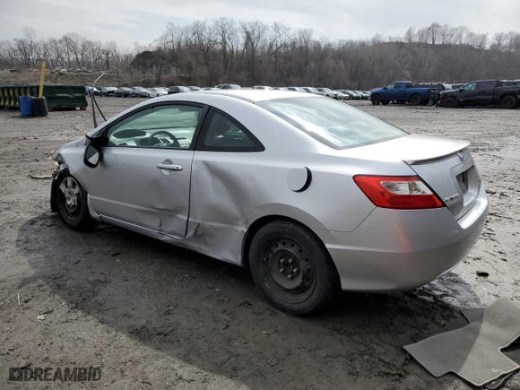 2011 Honda Civic Cpe LX with VIN 2HGFG1B66BH504792, listed as a Copart auction lot 51250565 with 176,952 mi miles and Salvage Title. Bid and sale history available at carsss.com. Image 2.