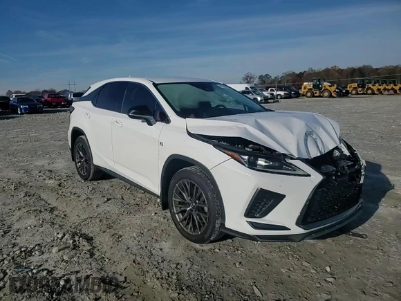 2020 Lexus RX 350 F Sport with VIN 2T2SZMDAXLC235598, listed as a Copart auction lot 82036884 with 47,168 mi miles and Salvage title. Bid and sale history available at DreamBid. Image 12.