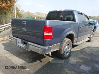 2005 Ford F-150 XLT with VIN 1FTRW12W15FA83052, listed as a IAAI auction lot 41883395 with 75,646 mi miles. Bid and sale history available at carsss.com. Image 4.