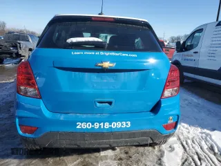2017 Chevrolet Trax LS with VIN KL7CJNSB4HB128650, listed as a Copart auction lot 46163455 with 61,652 mi miles and Salvage Title. Bid and sale history available at carsss.com. Image 6.
