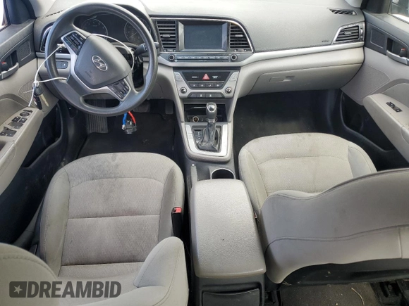 2017 Hyundai Elantra SE with VIN 5NPD84LF3HH027189, listed as a Copart auction lot 53327965 with 121,434 mi miles and Salvage title. Bid and sale history available at DreamBid. Image 8.