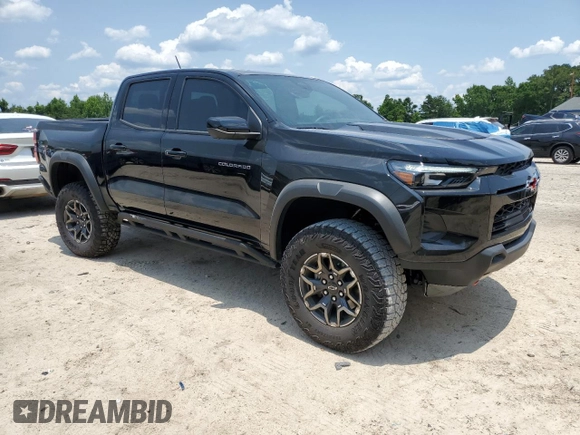 2024 Chevrolet Colorado 4WD ZR2 with VIN 1GCPTFEK5R1296420, listed as a Copart auction lot 59356335 with 4,622 mi miles and Salvage title. Bid and sale history available at DreamBid. Image 4.