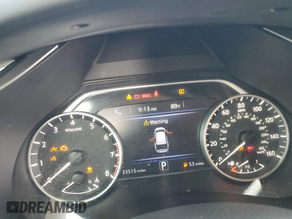 2022 Nissan Murano S with VIN 5N1AZ2AJ3NC125587, listed as a Copart auction lot 67247524 with 33,515 mi miles and Non Repairable. Bid and sale history available at DreamBid. Image 9.