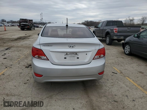 2016 Hyundai Accent SE with VIN KMHCT4AE3GU013488, listed as a Copart auction lot 49737635 with 158,835 mi miles and Salvage Title. Bid and sale history available at carsss.com. Image 6.