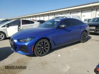 2023 BMW i4 M50 z VIN WBY33AW09PFN63345, wystawiony jako Copart lot #47594275 z przebiegiem 190 mil mil oraz Szkody całkowita. Historia ofert i sprzedaży dostępna na DreamBid. Obrazek 1.