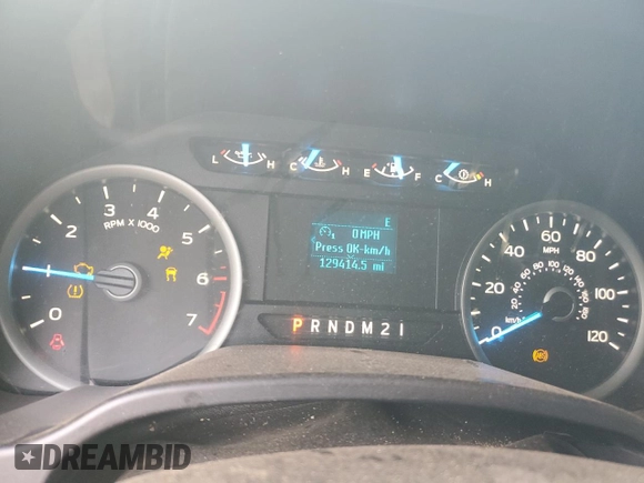 2017 Ford F-150 XL с VIN 1FTEW1CF8HFB34872, выставлен на аукционе Copart как лот 51621285 с пробегом 129 414 миль миль и Списание • Salvage title. История ставок и продаж доступна на DreamBid. Изображение 9.