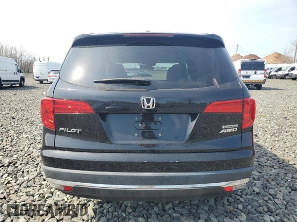 2016 Honda Pilot Touring with VIN 5FNYF6H99GB110659, listed as a Copart auction lot 53209425 with 78,223 mi miles and Clean Title. Bid and sale history available at carsss.com. Image 6.