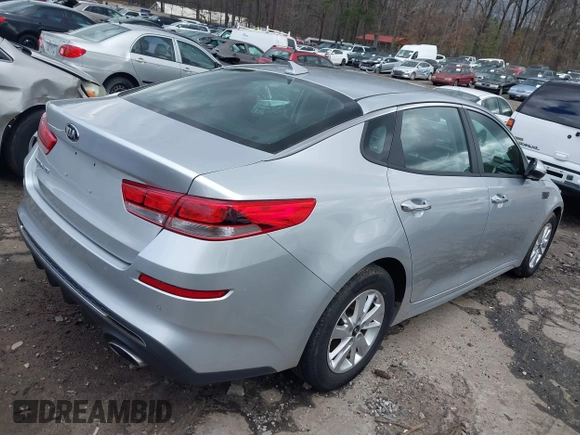 2019 Kia Optima LX with VIN 5XXGT4L36KG277787, listed as a IAAI auction lot 41717389 with 51,810 mi miles and . Bid and sale history available at carsss.com. Image 4.