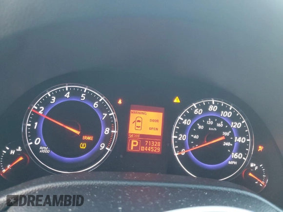 2008 Infiniti G35 with VIN JNKBV61EX8M223608, listed as a Copart auction lot 84799084 with 71,328 mi miles and Salvage Title. Bid and sale history available at DreamBid. Image 9.
