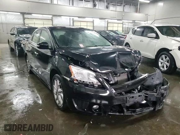 2015 Nissan Sentra SV with VIN 3N1AB7AP4FY285628, listed as a Copart auction lot 44755005 with 102,073 mi miles and Salvage Title. Bid and sale history available at carsss.com. Image 13.